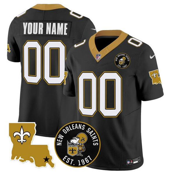 Custom New Orleans Saints Vapor F.U.S.E. Limited Jersey